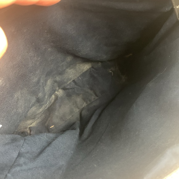 Kate Spade Vintage red white checkered satchel handbag purse black lined pockets - Picture 13 of 17